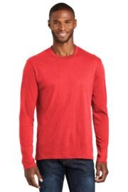 Port & Co™ Long Sleeve Fan Favorite ™ Blend Tee. PC455LS - Image 3