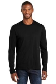 Port & Co™ Long Sleeve Fan Favorite ™ Blend Tee. PC455LS - Image 5