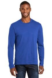 Port & Co™ Long Sleeve Fan Favorite ™ Blend Tee. PC455LS - Image 7