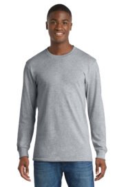 Port & Co™ Long Sleeve Core Cotton Tee. PC54LS - Image 4