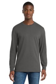Port & Co™ Long Sleeve Core Cotton Tee. PC54LS - Image 6