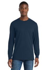 Port & Co™ Long Sleeve Core Cotton Tee. PC54LS - Image 15