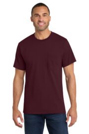 Port & Co™ Core Cotton Pocket Tee. PC54P - Image 4