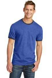 Port & Co™ Core Cotton Ringer Tee.  PC54R - Image 4