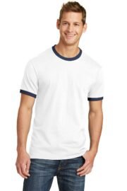 Port & Co™ Core Cotton Ringer Tee.  PC54R - Image 8