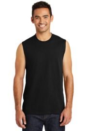 Port & Co™ Core Cotton Sleeveless Tee. PC54SL - Image 4