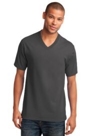 Port & Co™ Core Cotton V-Neck Tee. PC54V - Image 4