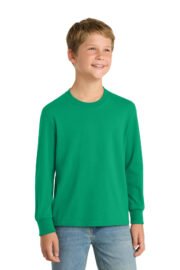Port & Co™ Youth Long Sleeve Core Cotton Tee. PC54YLS - Image 10