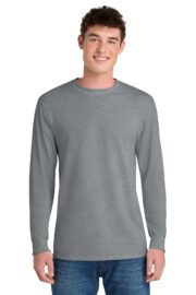 Port & Co™ Tall Long Sleeve Core Blend Tee. PC55LST - Image 3