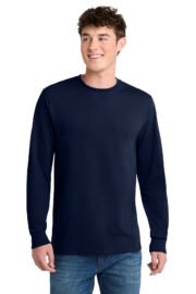 Port & Co™ Tall Long Sleeve Core Blend Tee. PC55LST - Image 8