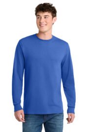 Port & Co™ Tall Long Sleeve Core Blend Tee. PC55LST - Image 10