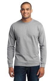Port & Co™ Long Sleeve Core Blend Tee. PC55LS - Image 3