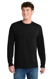 Port & Co™ Tall Long Sleeve Core Blend Tee. PC55LST - Image 7