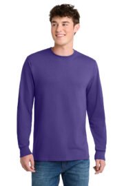 Port & Co™ Long Sleeve Core Blend Tee. PC55LS - Image 15