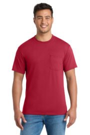 Port & Co™ Tall Core Blend Pocket Tee. PC55PT - Image 11
