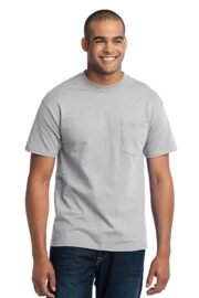 Port & Co™ Core Blend Pocket Tee. PC55P - Image 3