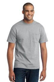 Port & Co™ Core Blend Pocket Tee. PC55P - Image 4