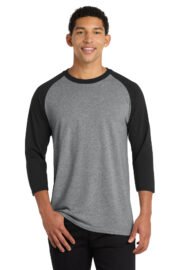 Port & Co™ Core Blend 3/4-Sleeve Raglan Tee. PC55RS