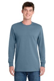 Port & Co™ Tall Long Sleeve Essential Tee. PC61LST - Image 17