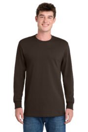 Port & Co™ Long Sleeve Essential Tee. PC61LS - Image 8