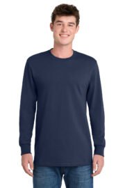 Port & Co™ Long Sleeve Essential Tee. PC61LS - Image 17