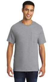 Port & Co™ Tall Essential Pocket Tee. PC61PT - Image 3