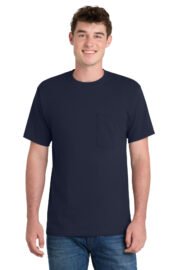 Port & Co™ Tall Essential Pocket Tee. PC61PT - Image 7