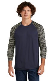 Sport-Tek® Drift Camo Colorblock Long Sleeve Tee ST376LS - Image 5
