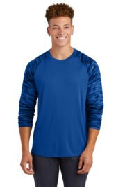 Sport-Tek® Drift Camo Colorblock Long Sleeve Tee ST376LS - Image 6