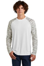 Sport-Tek® Drift Camo Colorblock Long Sleeve Tee ST376LS - Image 7