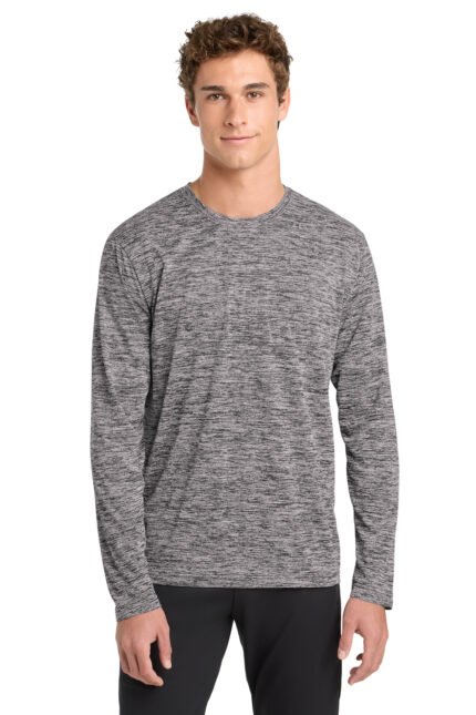 Sport-Tek ® PosiCharge ® Long Sleeve Electric Heather Tee. ST390LS