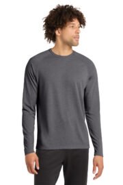 Sport-Tek ® PosiCharge ® Long Sleeve Tri-Blend Wicking Raglan Tee ST400LS - Image 4