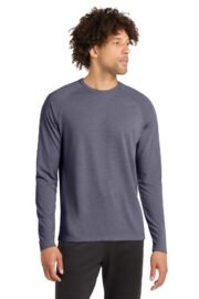 Sport-Tek ® PosiCharge ® Long Sleeve Tri-Blend Wicking Raglan Tee ST400LS - Image 6