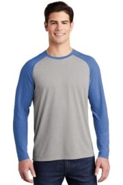 Sport-Tek ® PosiCharge ® Long Sleeve Tri-Blend Wicking Raglan Tee ST400LS - Image 9