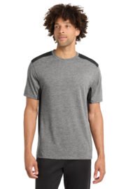 Sport-Tek ® PosiCharge ® Tri-Blend Wicking Draft Tee. ST410 - Image 3