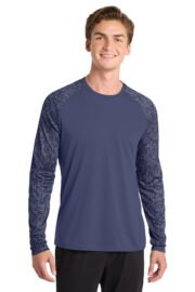 Sport-Tek ® Long Sleeve Digi Camo Tee. ST460LS - Image 5