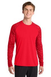 Sport-Tek ® Long Sleeve Digi Camo Tee. ST460LS - Image 6