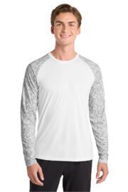 Sport-Tek ® Long Sleeve Digi Camo Tee. ST460LS - Image 8