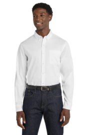 Port Authority® Long Sleeve SuperPro React™ Twill Shirt. W808 - Image 15