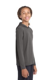 Sport-Tek ® Youth PosiCharge ® Competitor ™ Hooded Pullover. YST358 - Image 3